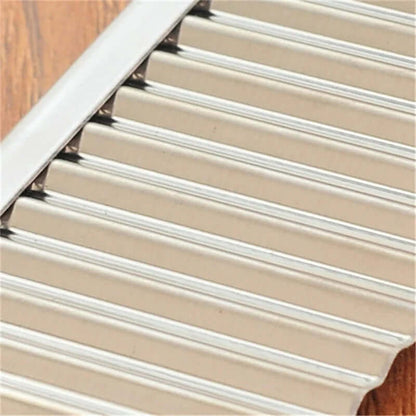 Wellenschneider Edelstahl - Pommes, Gemüse, Deko