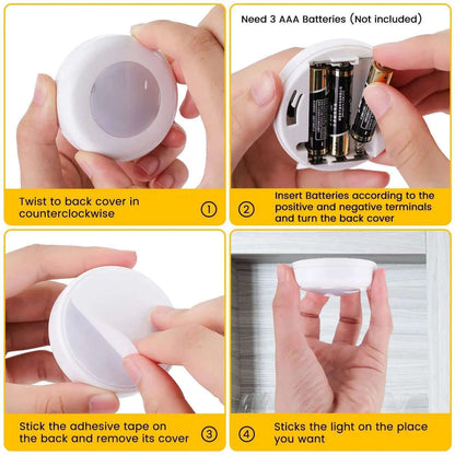 LED Nachtlicht Schrankleuchte mit Fernbedienung