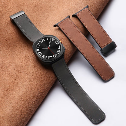 Silikon magnetisches Lederarmband für Samsung Watch Ultra