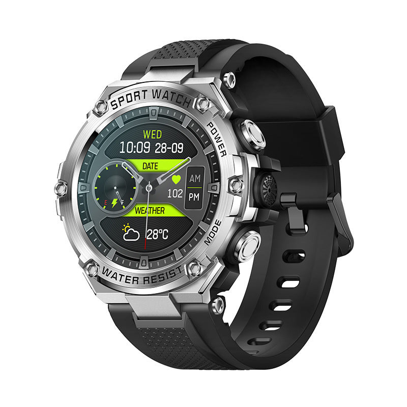 Zelara Militärqualität Bluetooth Anruf Nachricht Herzfrequenz Blutdruck Blutsauerstoff Musik Multisport Smartwatch