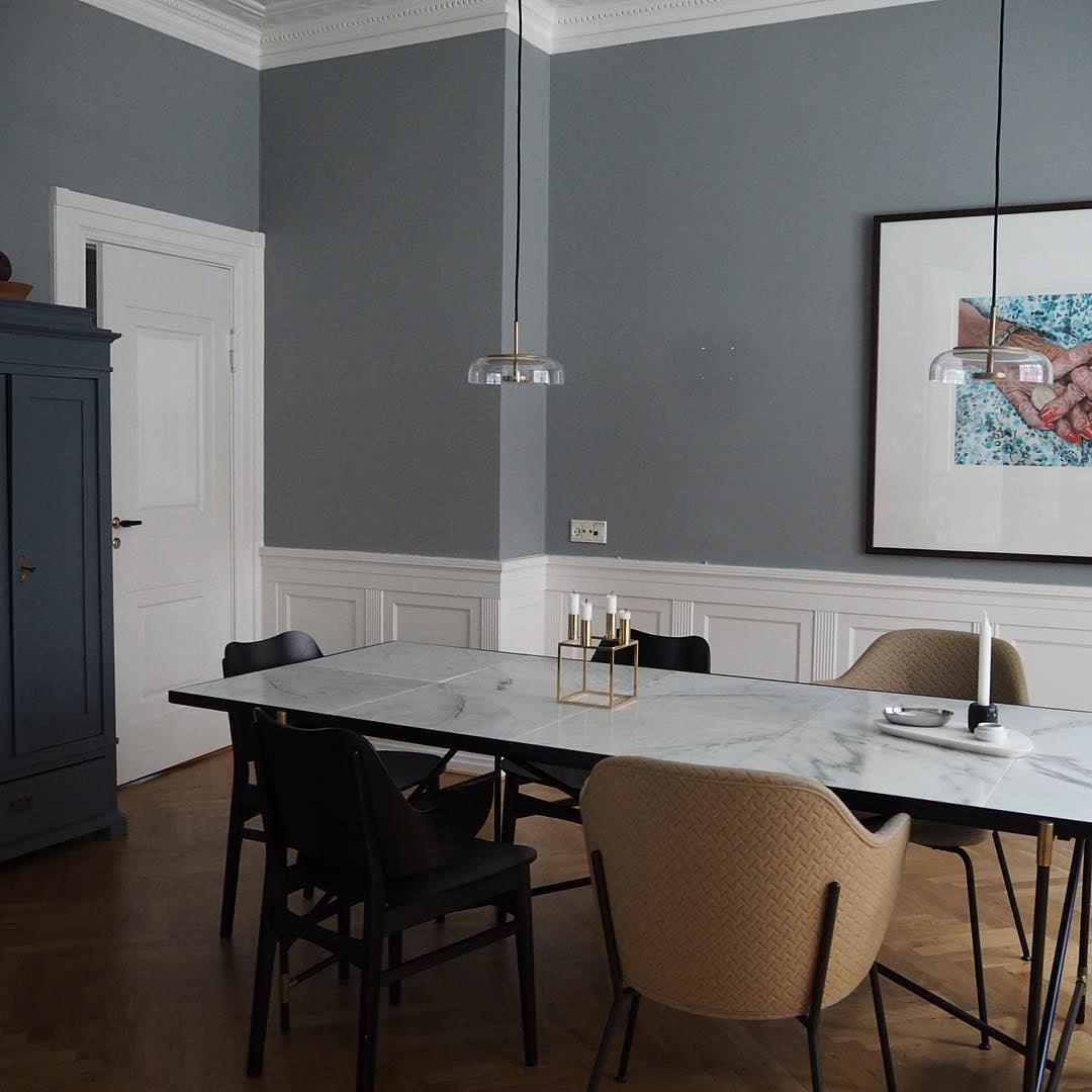 Moderne Pendelleuchte - Messing &amp; Glas