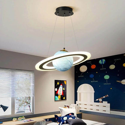 LED-Hängelampe Kinderzimmer Planeten Design
