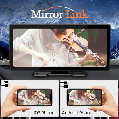 Touchscreen Autoradio 10,26 Zoll mit Bluetooth, CarPlay, Android Auto und Rückfahrkamera