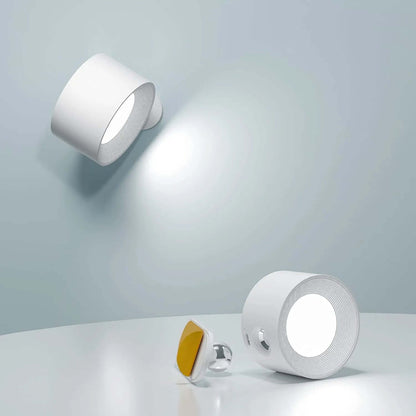 Kabellose LED Wandleuchte mit 360° Rotation