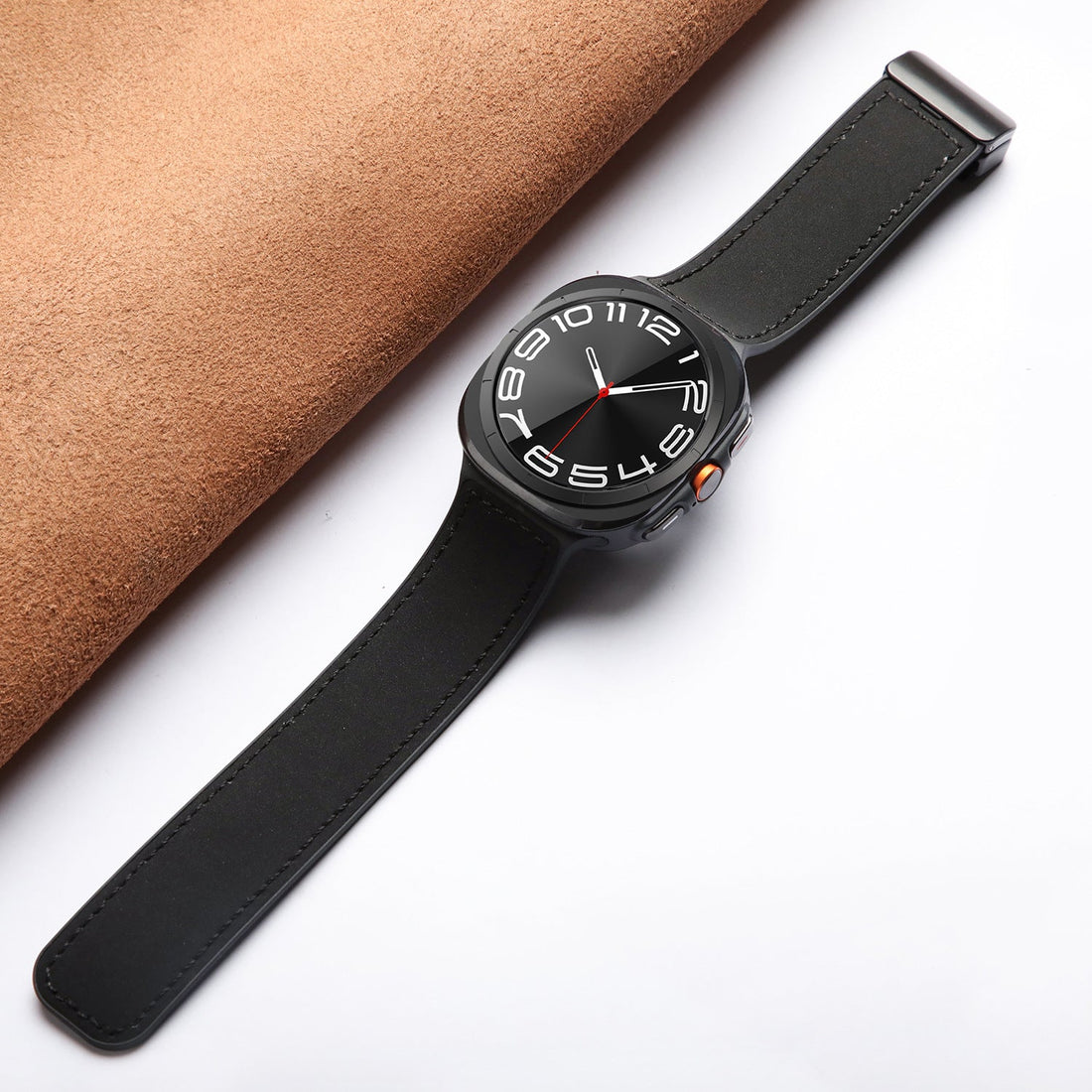 Silikon magnetisches Lederarmband für Samsung Watch Ultra