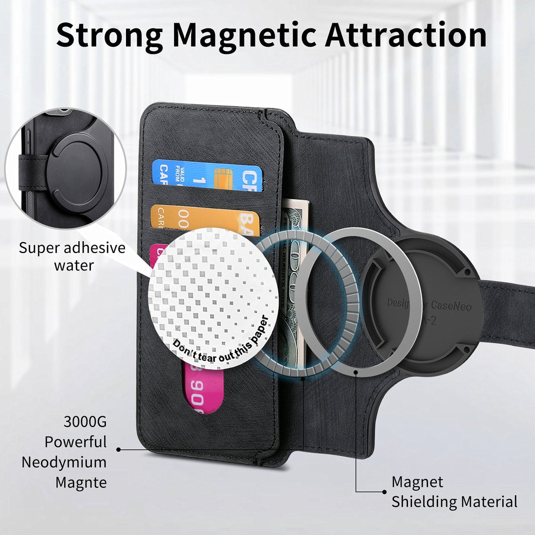 Magnetisch, Abnehmbar 2-in-1 Handyhülle
