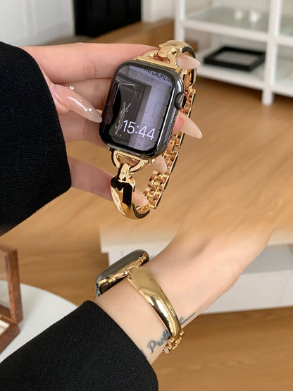Einfaches Metallarmband für die Apple Watch