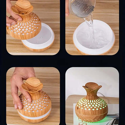 Luftbefeuchter mit Aromadiffuser &amp; LED-Nachtlicht