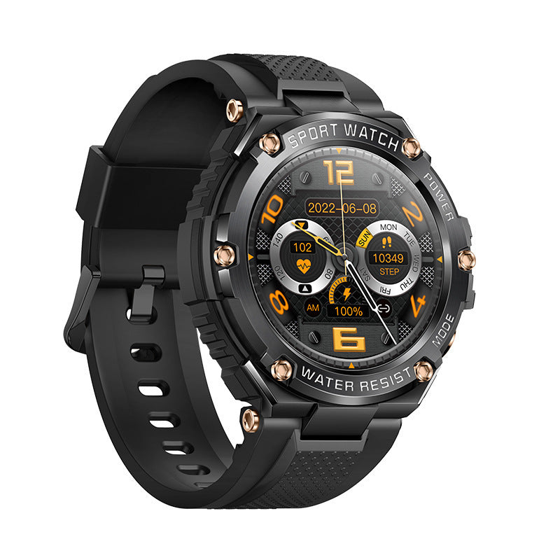 Zelara Militärqualität Bluetooth Anruf Nachricht Herzfrequenz Blutdruck Blutsauerstoff Musik Multisport Smartwatch