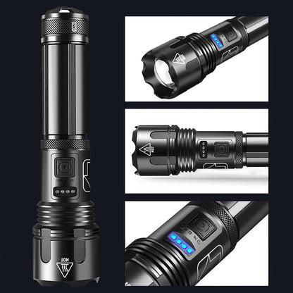 NightVision Pro™ LED-Taschenlampe | 12.000 Lumen | Wasserdicht &amp; Wiederaufladbar
