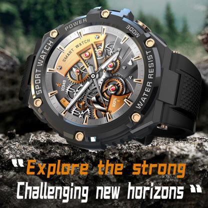 Zelara Militärqualität Bluetooth Anruf Nachricht Herzfrequenz Blutdruck Blutsauerstoff Musik Multisport Smartwatch