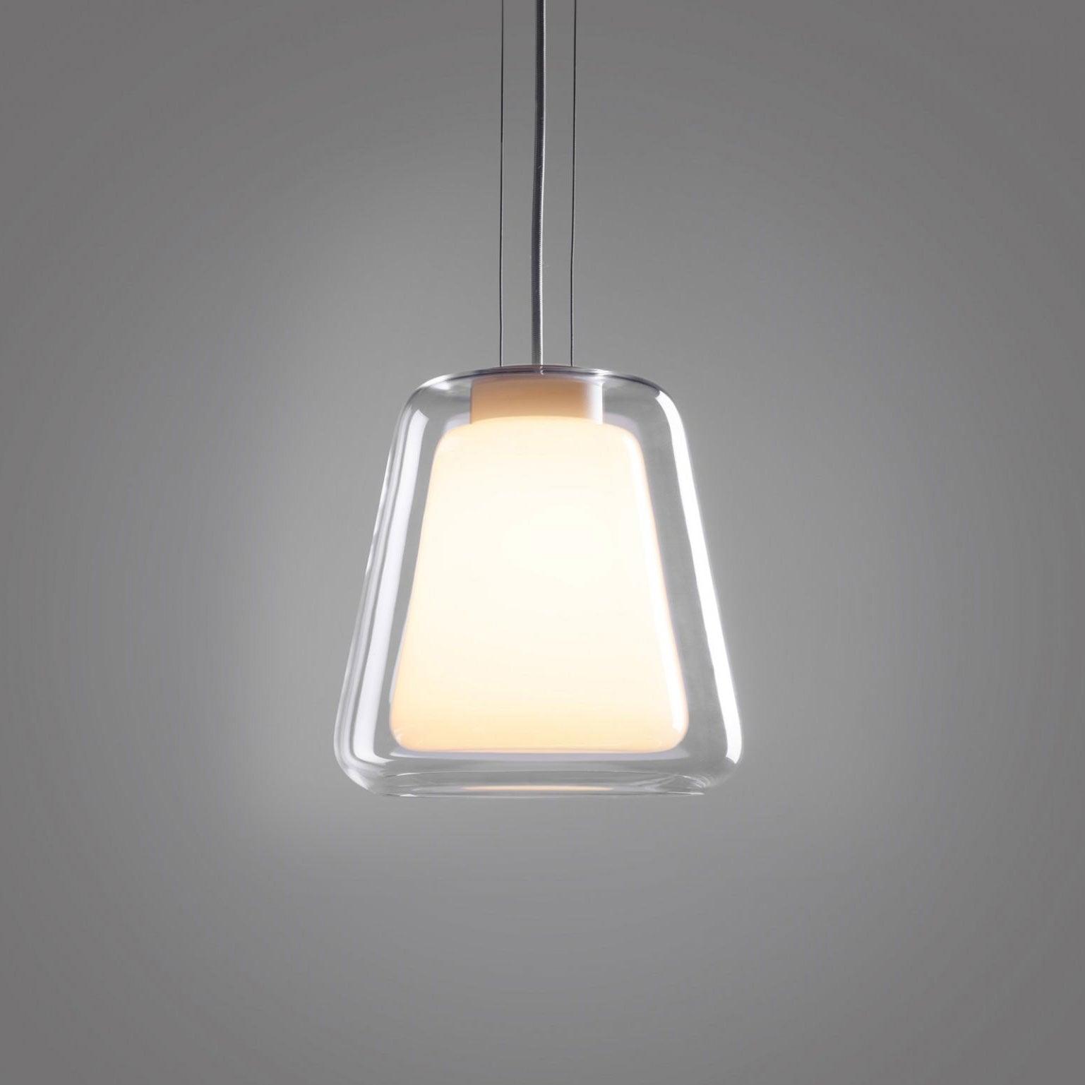 Moderne Glas-Pendelleuchte