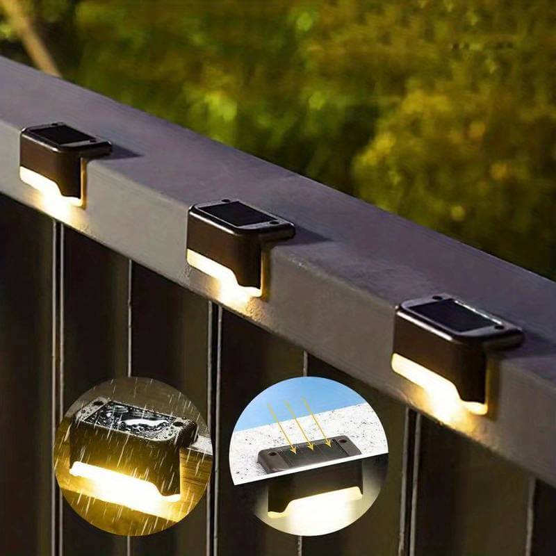 Solar LED Wandleuchten für Garten &amp; Terrasse