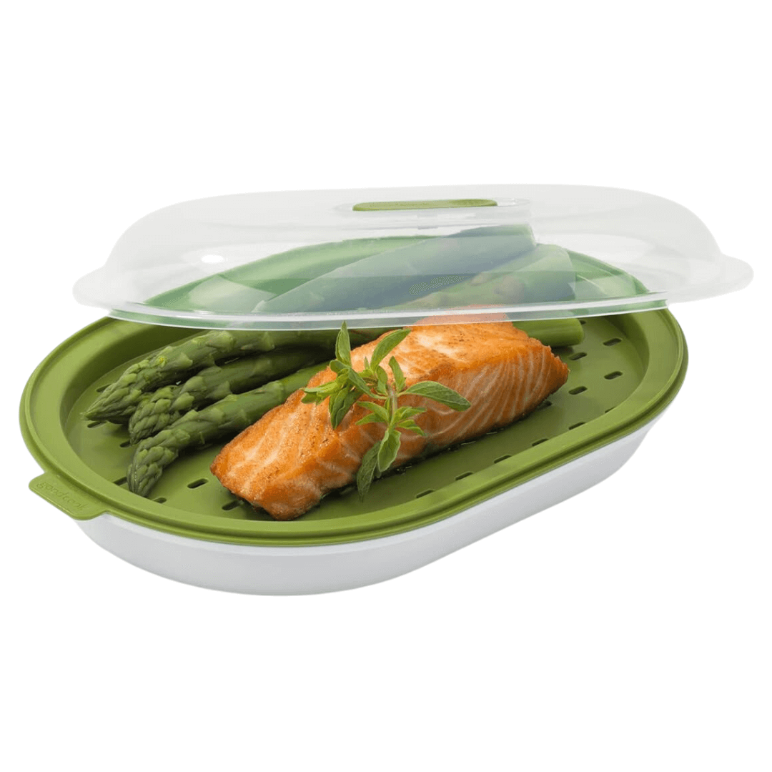 Mikrowellen-Dampfgarer für schnelles &amp; gesundes Kochen