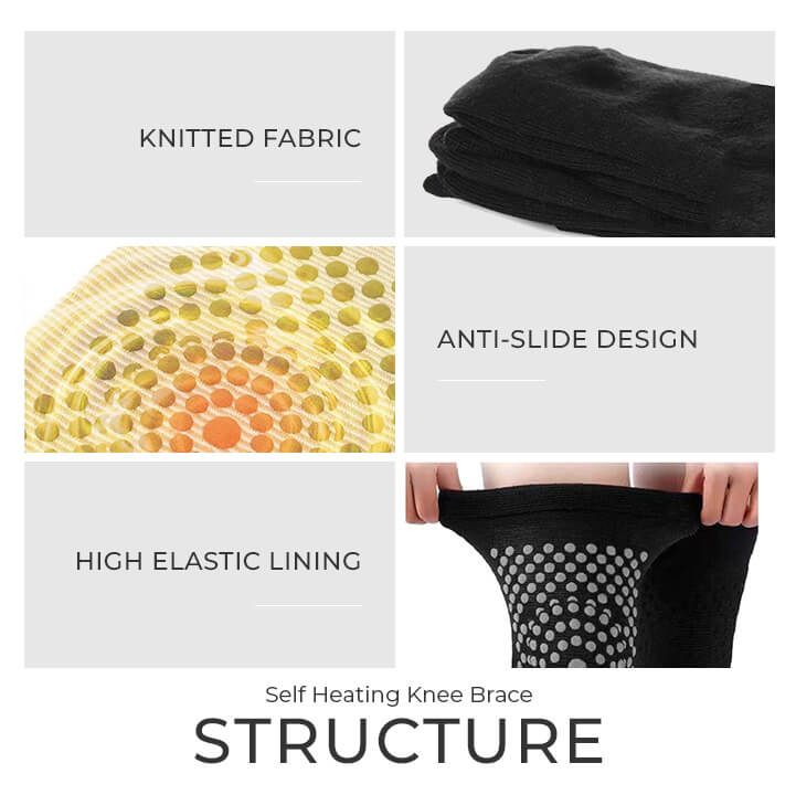 Thermal Knee Braces – 1 Pair for Pain Relief &amp; Support