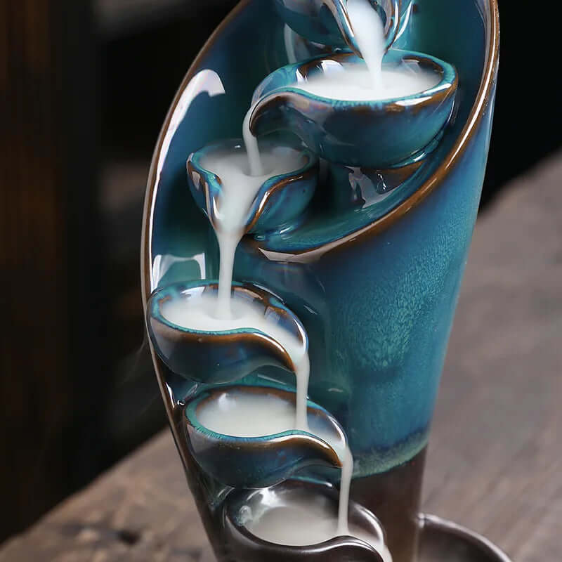 Räucherwasserfall Fackel Keramik