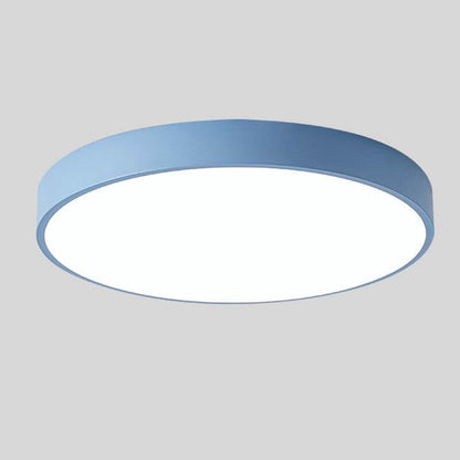 LED Deckenleuchte Holz Rund Modern
