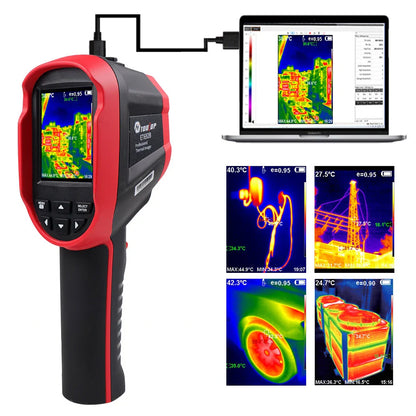 TOOLTOP ET692B Infrarotwärmebildkamera 160x120 | -20~550℃ | PC-Software | Mehrsprachige industrielle Wärmebildkamera