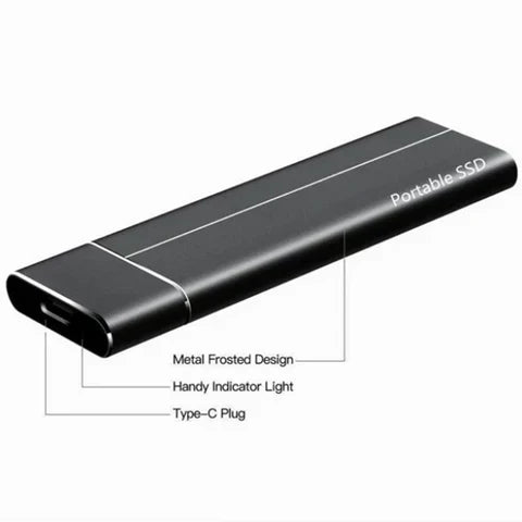Tragbare SSD für großen Speicher – 5TB externe Festplatte mit blitzschnellen Übertragungsgeschwindigkeiten