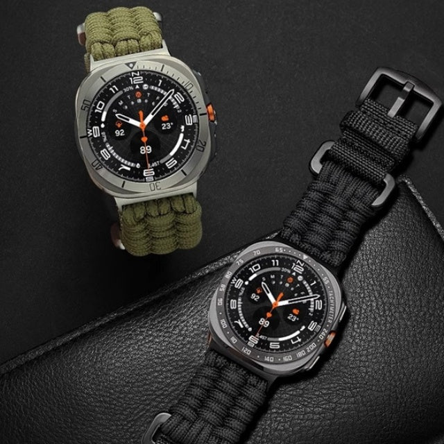 Outdoor nylon woven watch strap for Samsung Ultra Watch