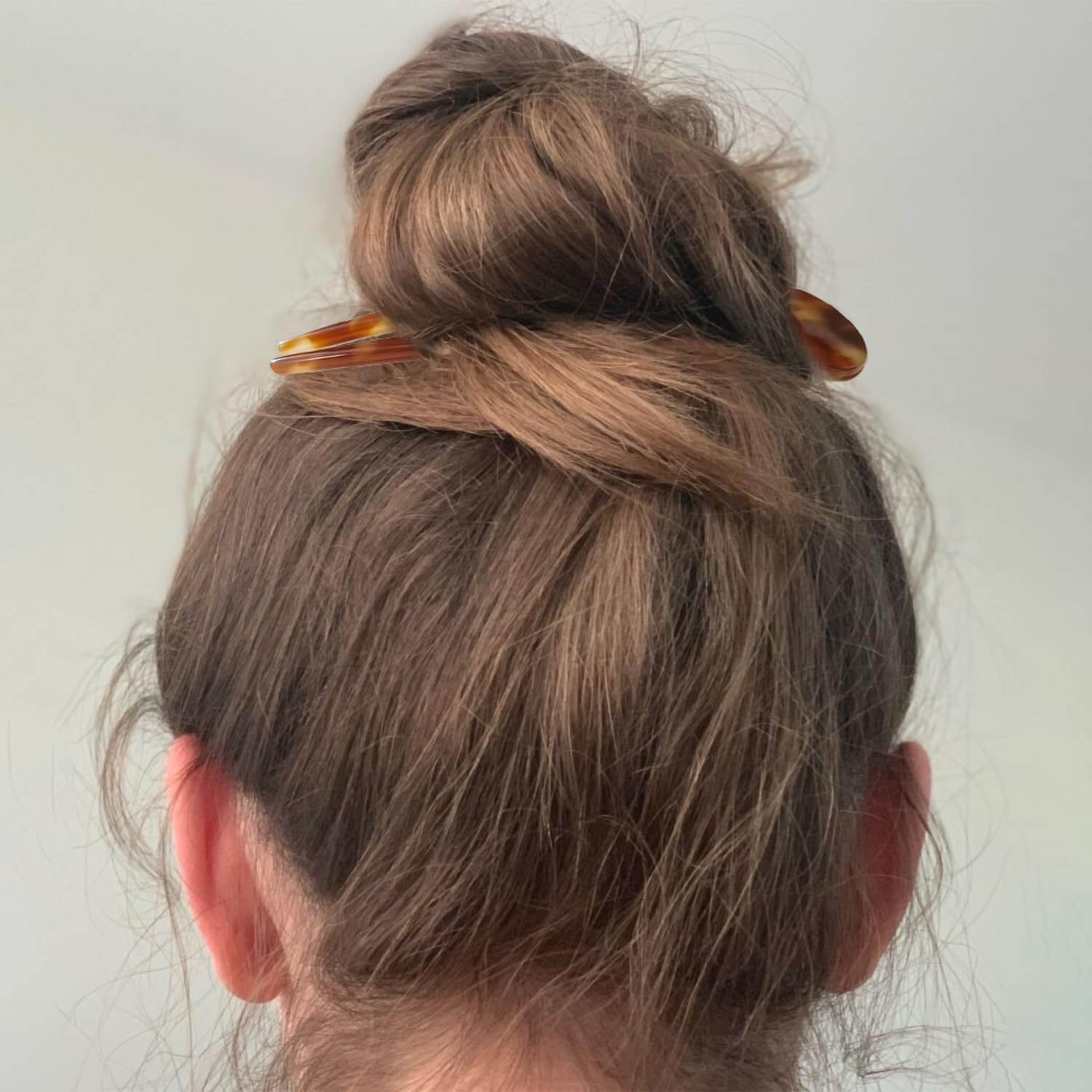 Schildpatt Haarspangen U-förmig - Hochsteckfrisur