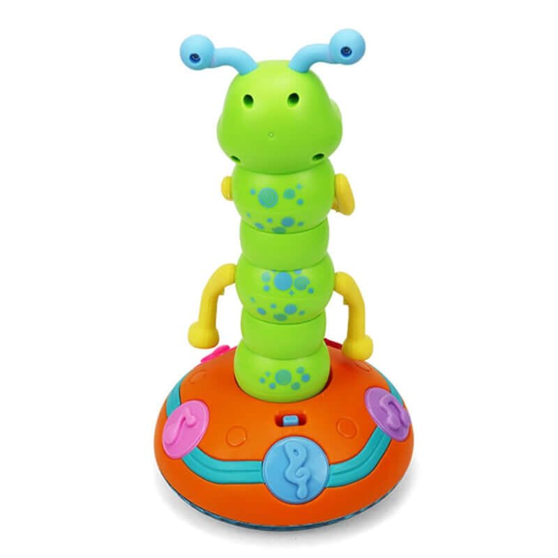 Interaktive Musik-Raupe - Baby-Spielzeug mit Licht &amp; Geräuschen