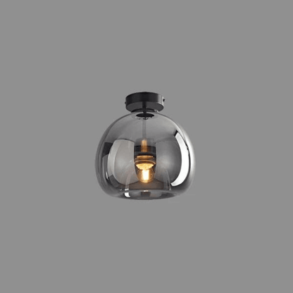 Moderne LED Deckenleuchte, Warmweiß, Metall &amp; Glas