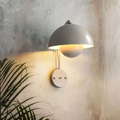 Moderne LED-Wandleuchte Blume
