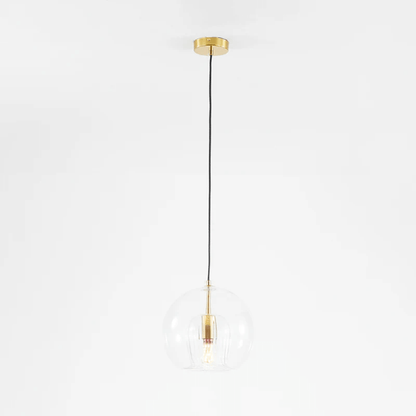 Moderne LED Pendelleuchte Glaskugel - Höhenverstellbar