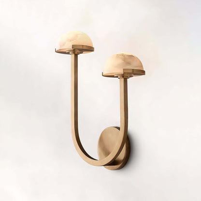 Pilz Alabaster Wandleuchte, Modernes Design