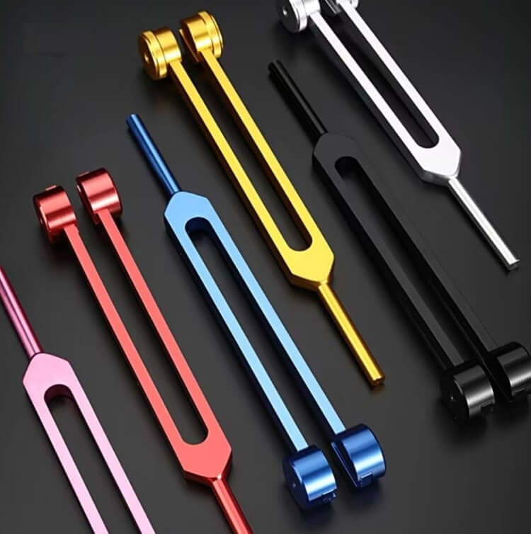 Stimmgabel Set für Klangtherapie &amp; Entspannung