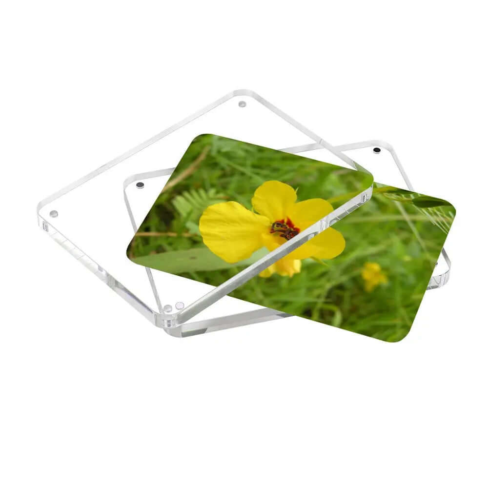 5er Set Moderne Acryl Bilderrahmen mit Magneten