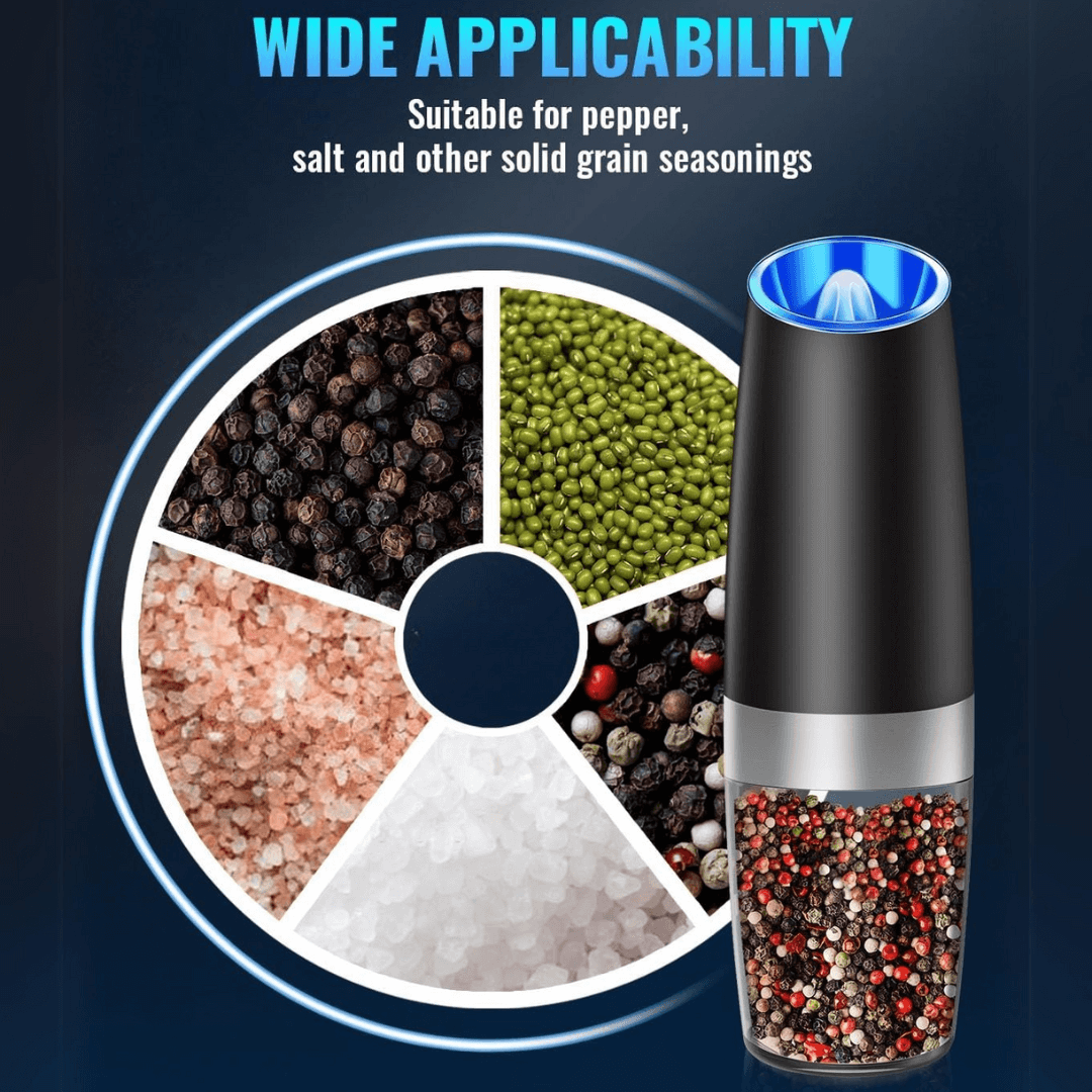 Elektrische Pfeffermühle &amp; Salzmühle Set - Wiederaufladbar