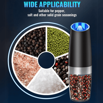 Elektrische Pfeffermühle &amp; Salzmühle Set - Wiederaufladbar