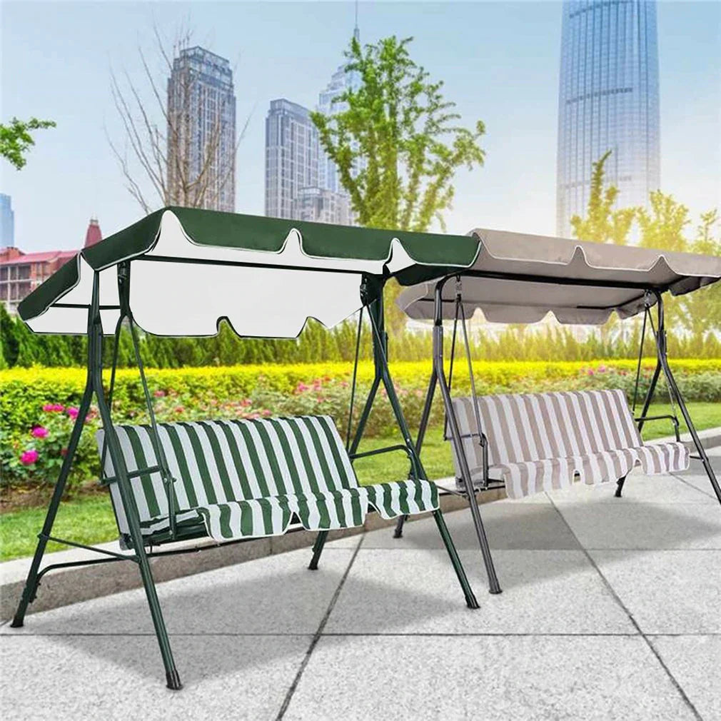 77&quot;X43&quot; Patio Outdoor Garten Schaukel 300D Sonnendach Ersatz Veranda Oberteil Abdeckung Sitz