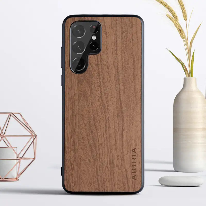 Retro Wood - Schutzhülle für Samsung