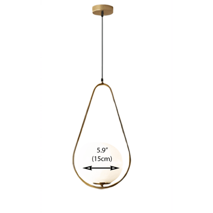 Elegante Tropfen Pendelleuchte