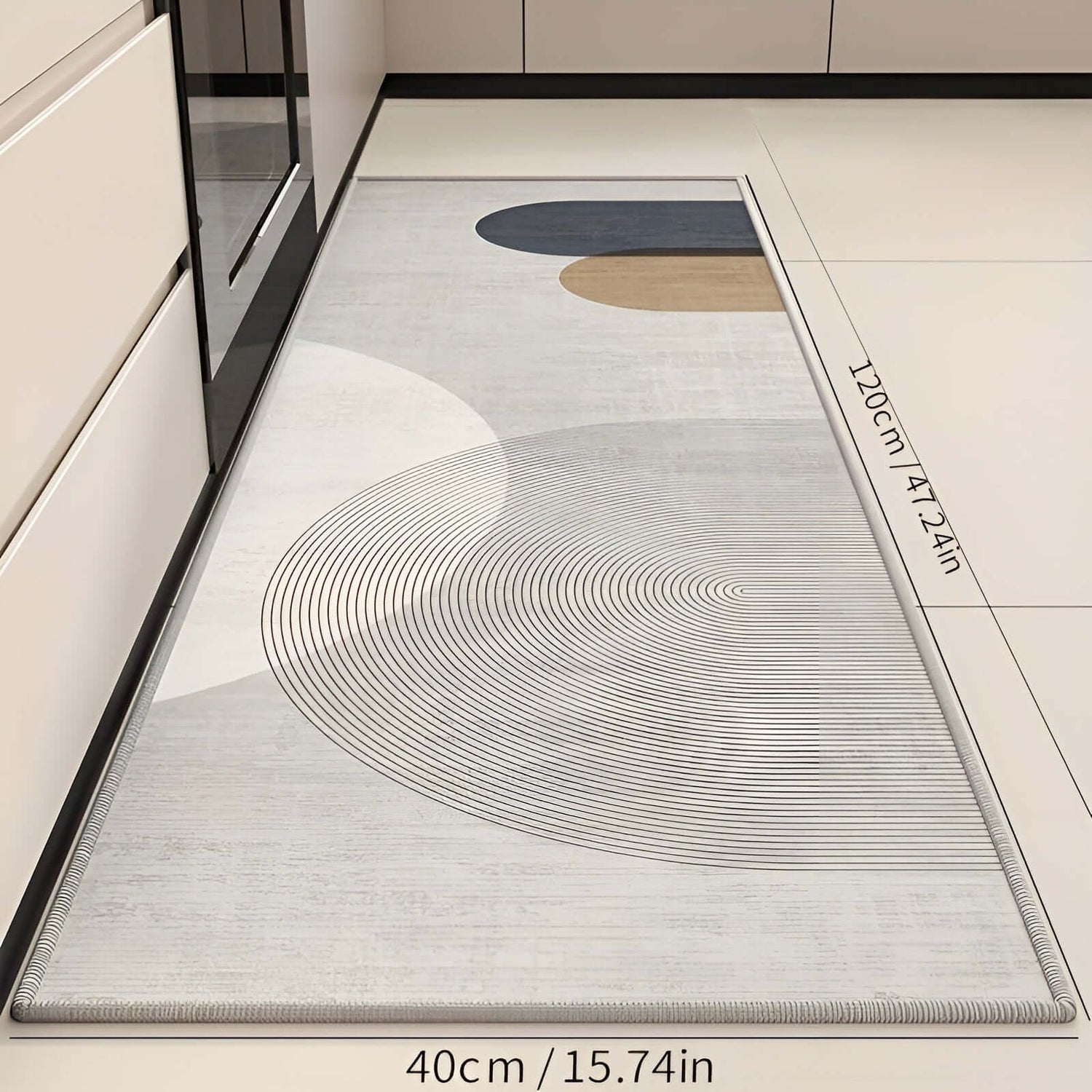 Ergonomische Komfort-Küchenmatte - Rutschfest &amp; Weich