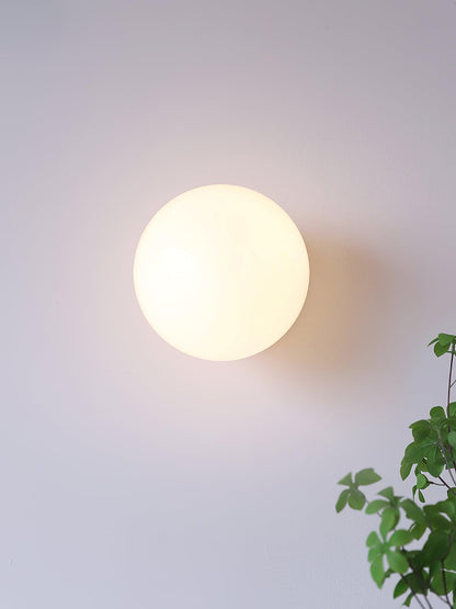 Moderne Rosa Glas Wandleuchte