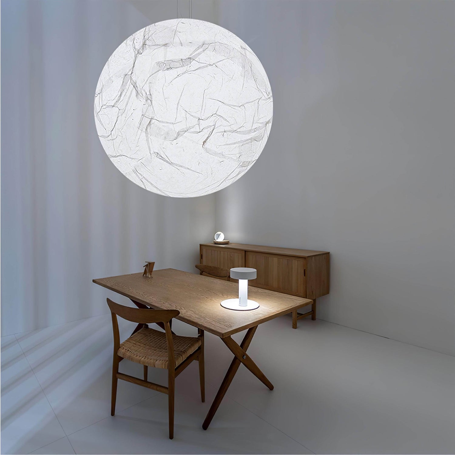 Mondseiden Pendelleuchte - Modernes Design