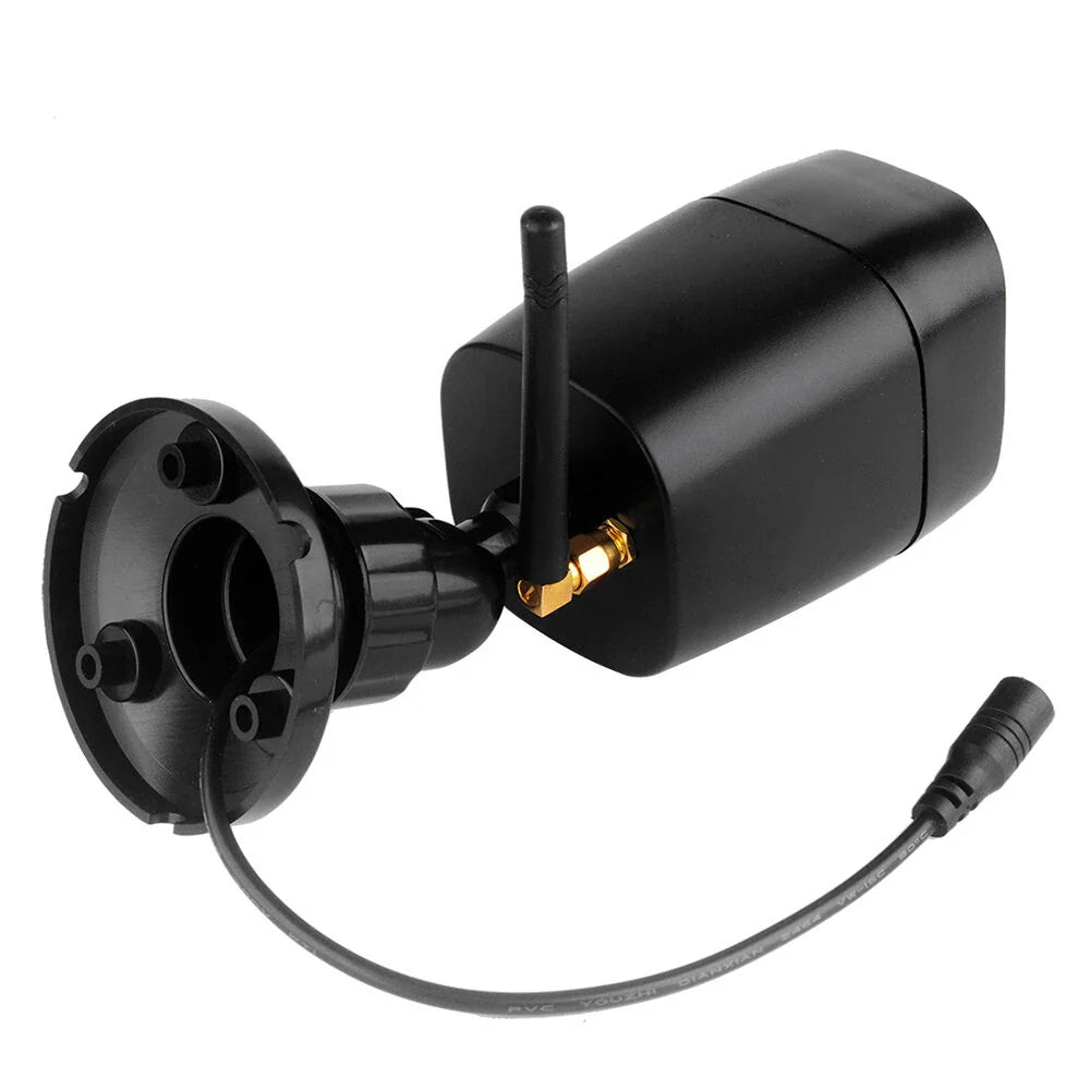 7-Zoll Wireless-Sicherheitssystem: 4-Kanal-Monitor &amp; wetterfeste Nachtsichtkameras