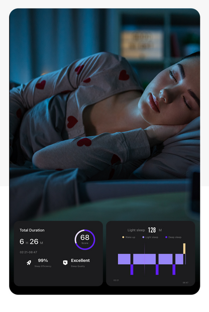 VitalLink Serie 2 Smart Fitness Tracking Ring mit Herzfrequenzmonitor und Schlafanalyse zur Gesundheits- und Aktivitätsüberwachung