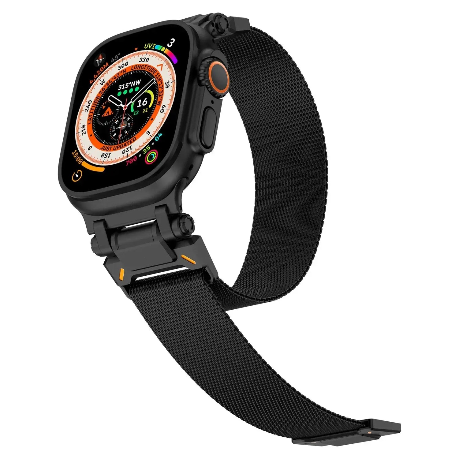 TitaniumFusion Band - Premium Milanese Loop für Apple Watch Serie 10