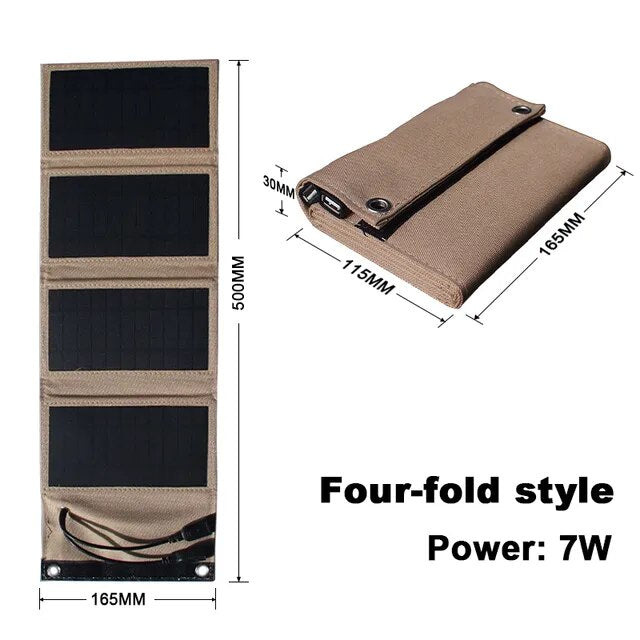 Zelara™ Solarfalte | Faltbare Solarzellen-Powerbank