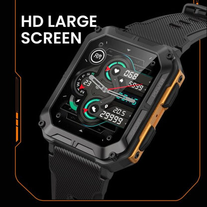 Titan Force Pro - Smart Fitness Tracker Smartwatch mit Herzfrequenzmonitor, GPS und wasserdichtem Design für Outdoor-Aktivitäten und den täglichen Gebrauch