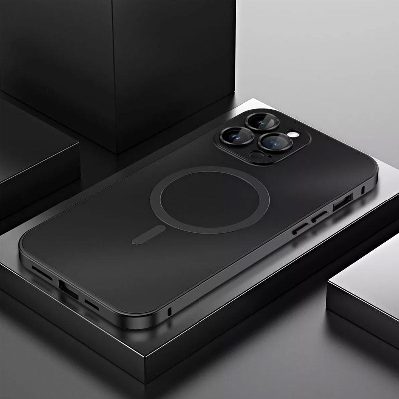 Magnetische Metall Snap-On-Hülle für iPhone