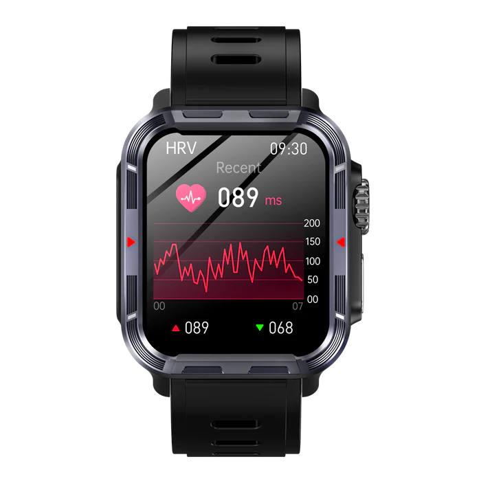 Zelara-Robuste Sport-Smartwatch Zelara VEE PRO zur Überwachung der Körperzusammensetzung/EKG/Blutzucker/Blutdruck/Herzfrequenz