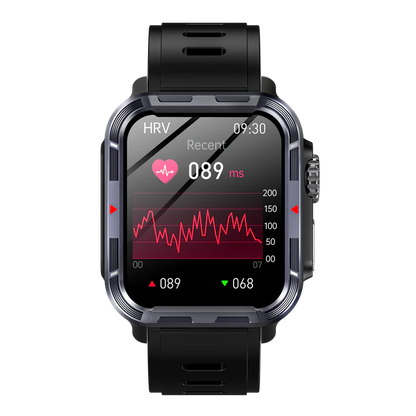 Zelara-Robuste Sport-Smartwatch Zelara VEE PRO zur Überwachung der Körperzusammensetzung/EKG/Blutzucker/Blutdruck/Herzfrequenz