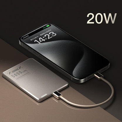 Tragbares kabelloses Ladegerät mit 5000 mAh