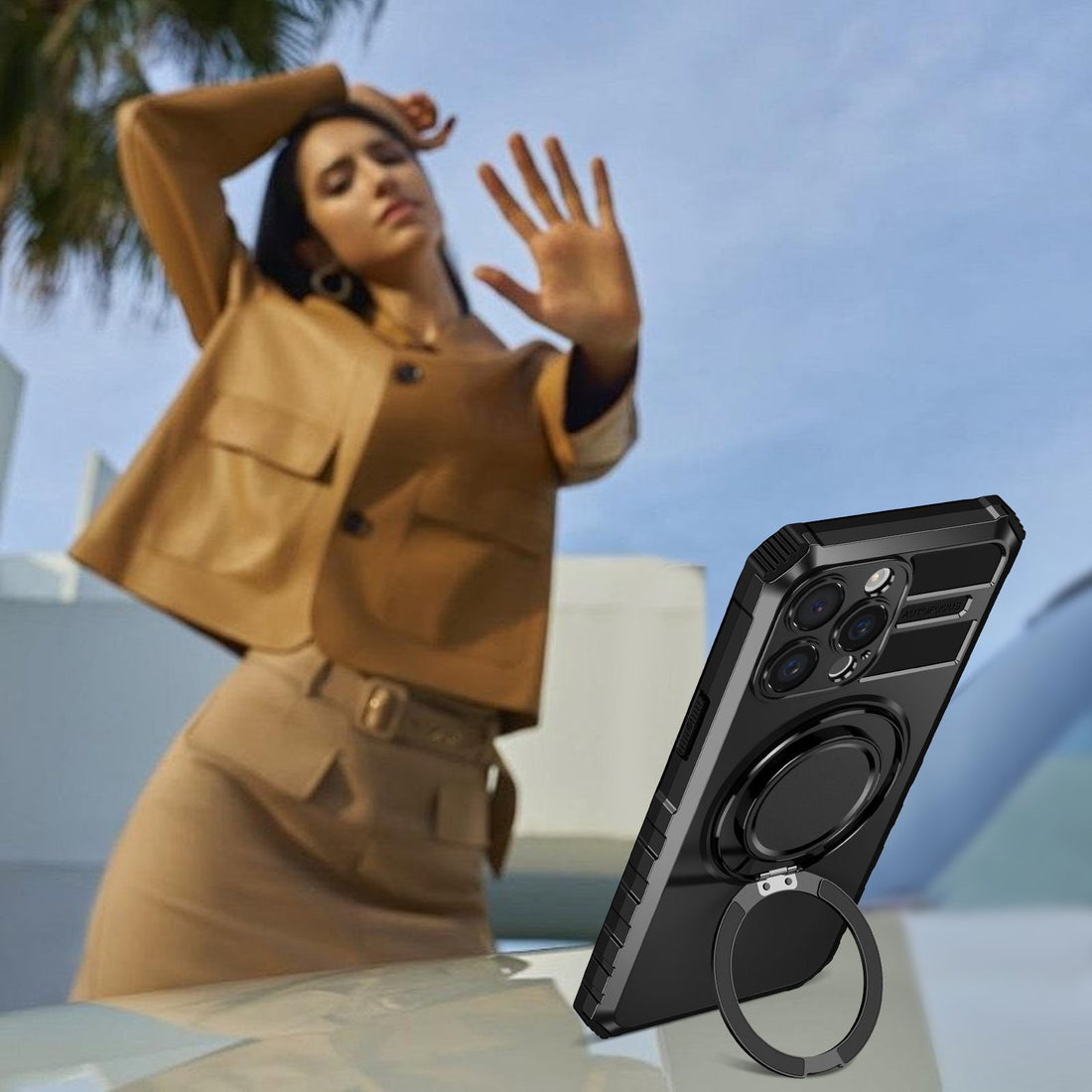 iPhone-Hülle mit Luftkissenschutz in Militärqualität